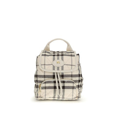 حقيبة ظهر من النايلون باللون البيج