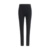 Black Viscose Leggings