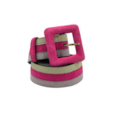 Multicolor Leather Women Belt