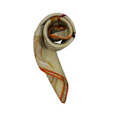 Beige Silk Women Scarf