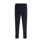 Blue Polyester Joggers (Workout Pants)