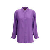 Multicolor Silk Dress Shirt