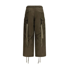 Bicolor Nylon Cargo Pants