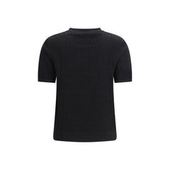 Black Viscose T-Shirt