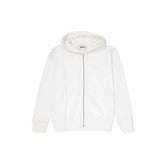White Cotton Hoodie