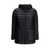Black Polyamide Full-Length Jacket
