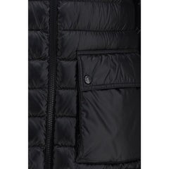Black Polyamide Full-Length Jacket