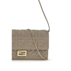 Gray Calf Leather Bos Taurus Wallet