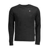 Black Wool Mens Sweater