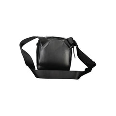 "Nero Poliuretano Men Shoulder Bag"