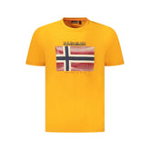 Arancione Cotton Men T-Shirt