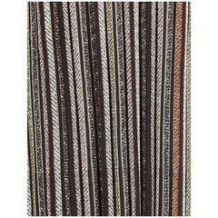 Striped long dress with sequins