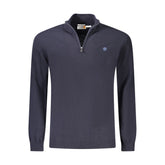 Blue Wool Men Sweater