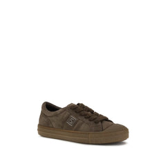 Brown Rubber Low Top Sneakers