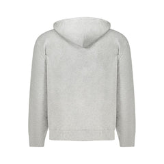 "Grigio Cotton Men's Sweatshirt with Hood"