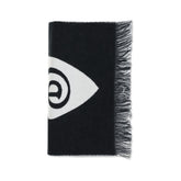 وشاح صوف أسود