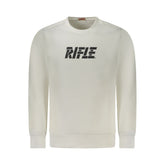 White Cotton Men Sweatshirt
