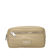 Beige Nylon Clutch Bag