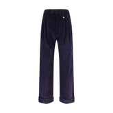 Blue Cotton Pants