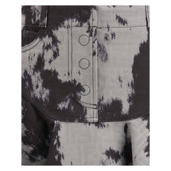 تنورة قصيرة من القطن الأسود