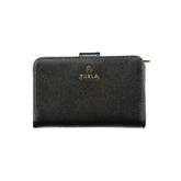 Black Leather Women Wallet