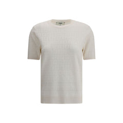 White Viscose T-Shirt