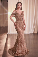 Fully Embellished Fit & Flare Gown-0