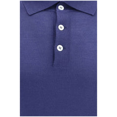 Blue Cashmere Dress Shirt