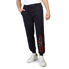 Blue Cotton Joggers (Workout Pants)