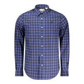 Blu Cotton Men Shirt