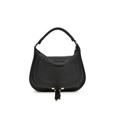Black Calf Leather Bos Taurus Shoulder Bag