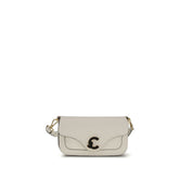 White Calf Leather Bos Taurus Shoulder Bag