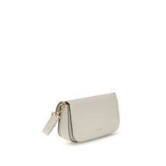 White Calf Leather Bos Taurus Shoulder Bag