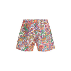 Multicolor Polyester Short And Mini Shorts