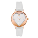 White Plastic Dress Watch