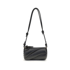 Black Calf Leather Bos Taurus Shoulder Bag