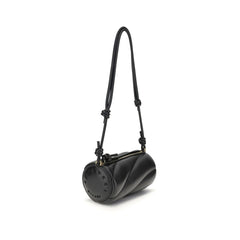 Black Calf Leather Bos Taurus Shoulder Bag