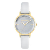 White Plastic Dress Watch