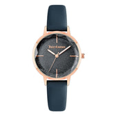 Blue Plastic Dress Watch