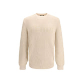 Beige Fleece Wool Sweatshirt
