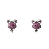 Bicolor Silver Earrings