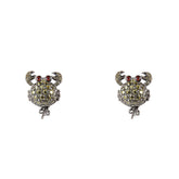 Black Silver Earrings