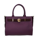 Purple Leather Handbag