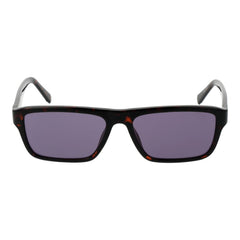 نظارات شمسية بلاستيكية بنية اللون