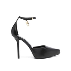 Black Calfskin High Heel Pumps