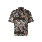 Bicolor Cotton Pattern Shirt