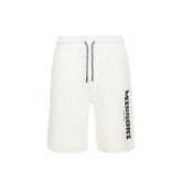 White Cotton Bermuda Shorts