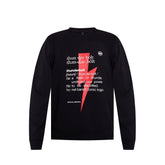 Black Cotton Sweatshirt