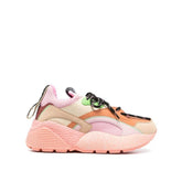 Orange Polyethylene Chunky Sneakers