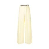 Bicolor Wool Casual Pants